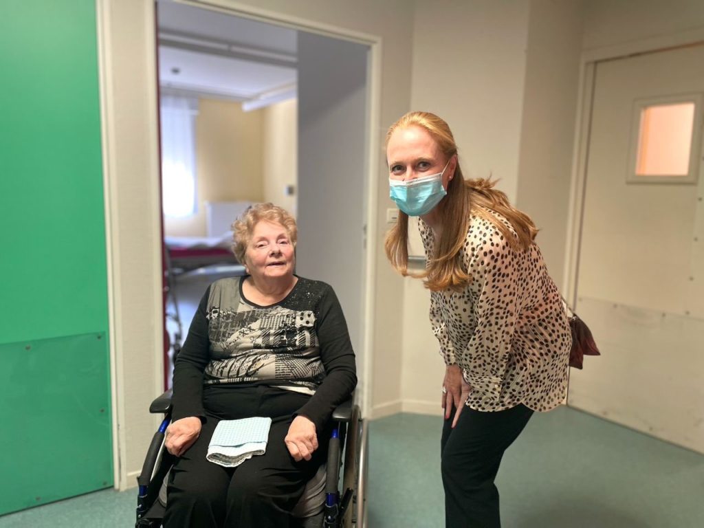 Visite de l'Ehpad Natalie Doignies Les Violette Spillebout