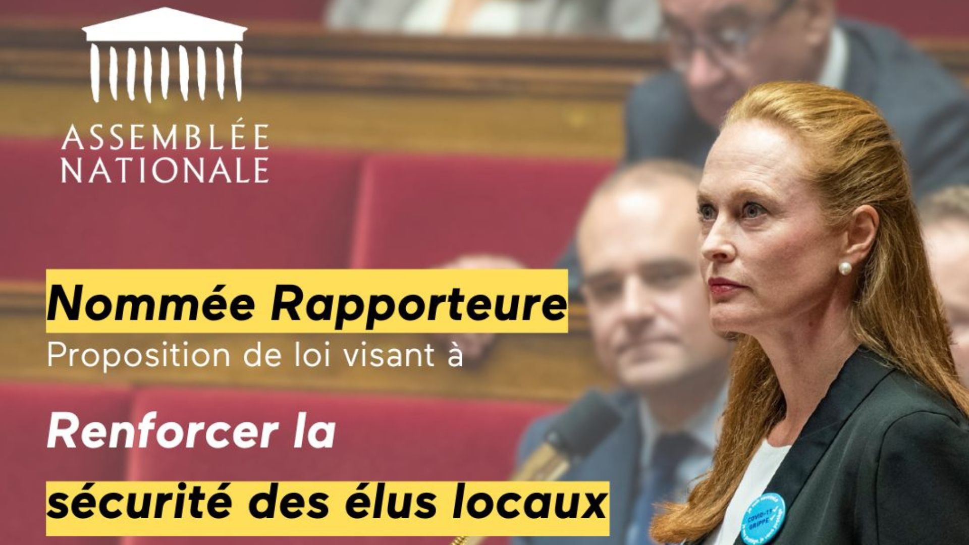 Nommée Rapporteure en commission des Lois - Violette Spillebout