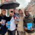 Lille : tractage sous la pluie pour parler d’Europe